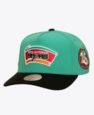 Men's Teal/Black San Antonio Spurs In the City Pro Pinch Snapback Hat