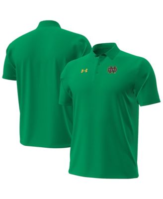 Men's Kelly Green Notre Dame Fighting Irish 2026 Sideline ArmourDry Polo Shirt