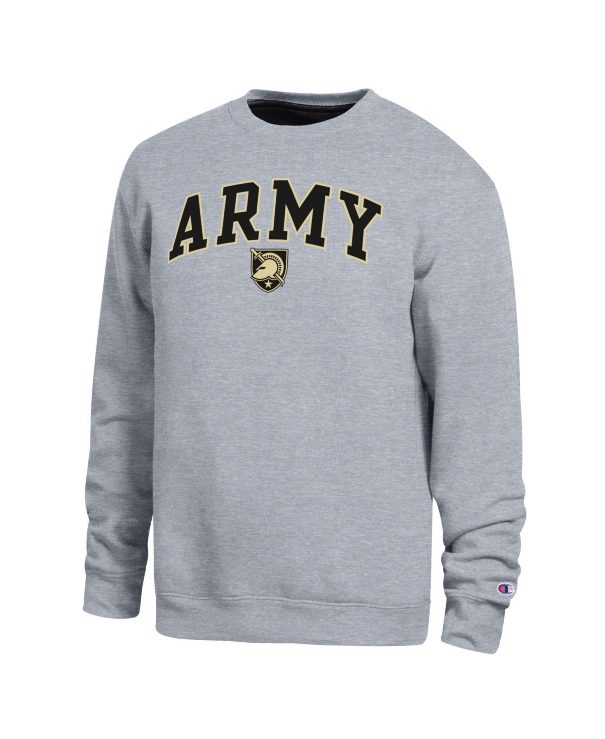 Champion Men's Heather Gray Army Black Knights Arch Sweatshirt - Heather Gray