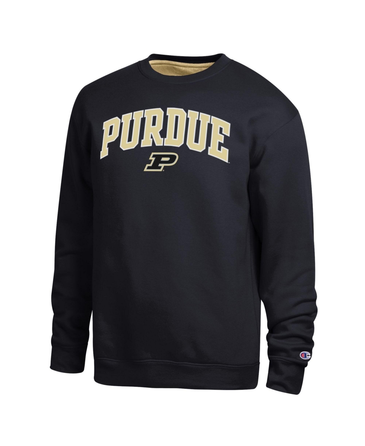 Champion Men's Black Purdue Boilermakers Arch Sweatshirt - Black