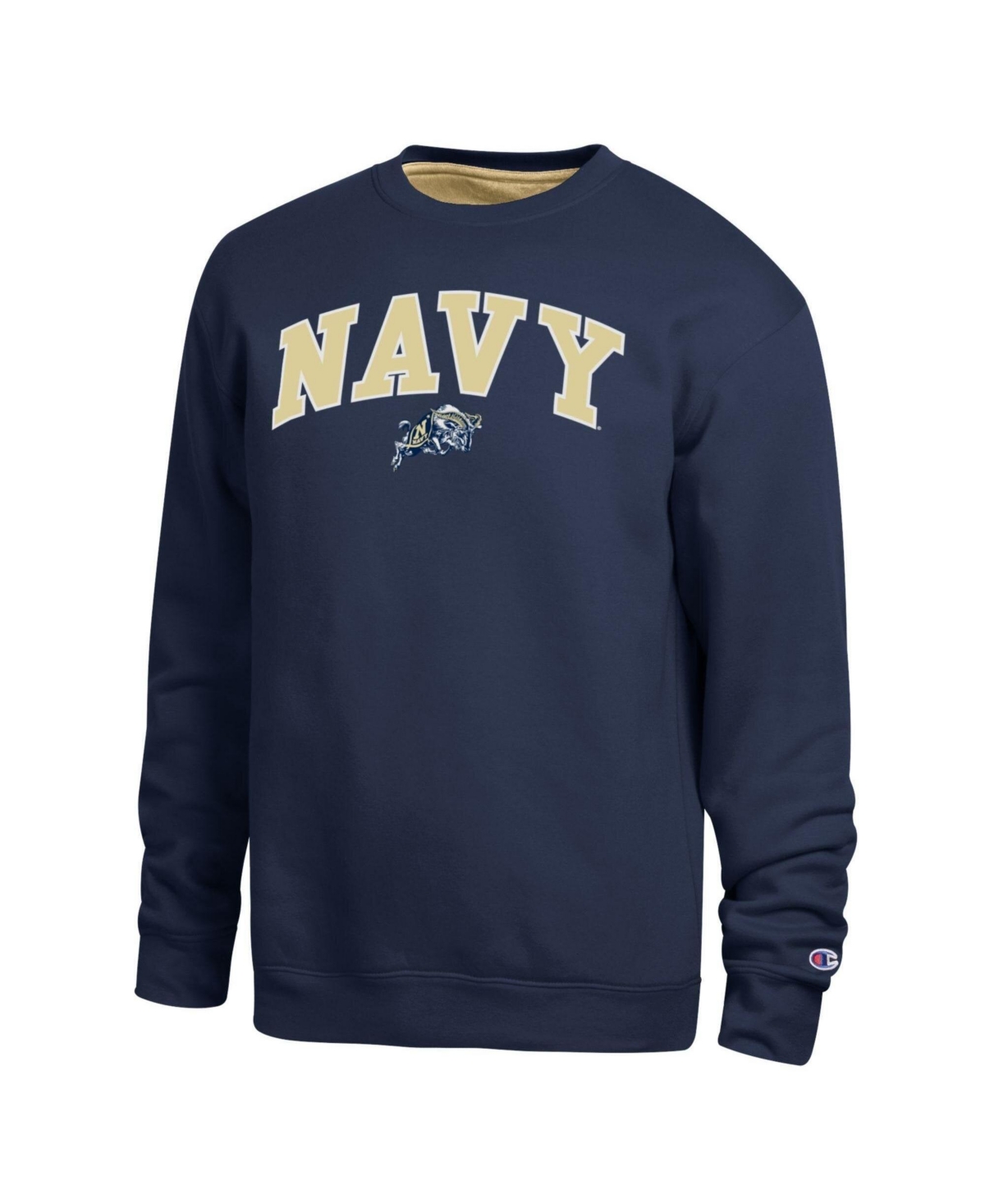 Champion Men's Navy Midshipmen Arch Sweatshirt - Navy
