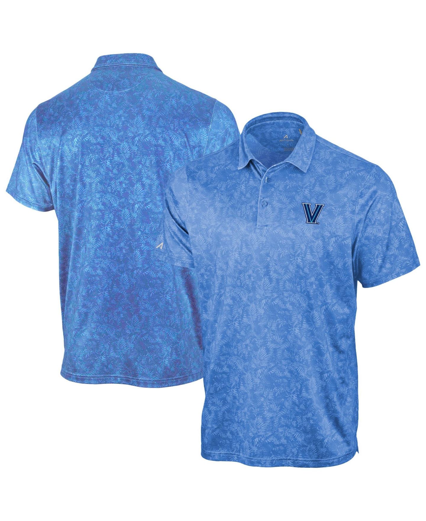 Мужское поло Antigua Powder Blue Villanova Wildcats Lush Polo — фото 1