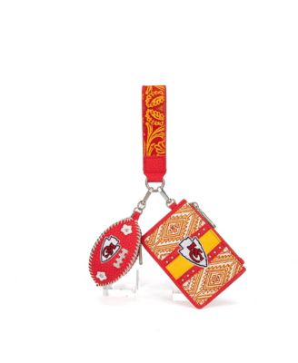 Women's Kansas City Chiefs Wallet Football Charm Wristlet