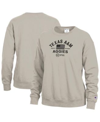 Women's Tan Texas A M Aggies Operation Hat Trick Power blend Sweatshirt