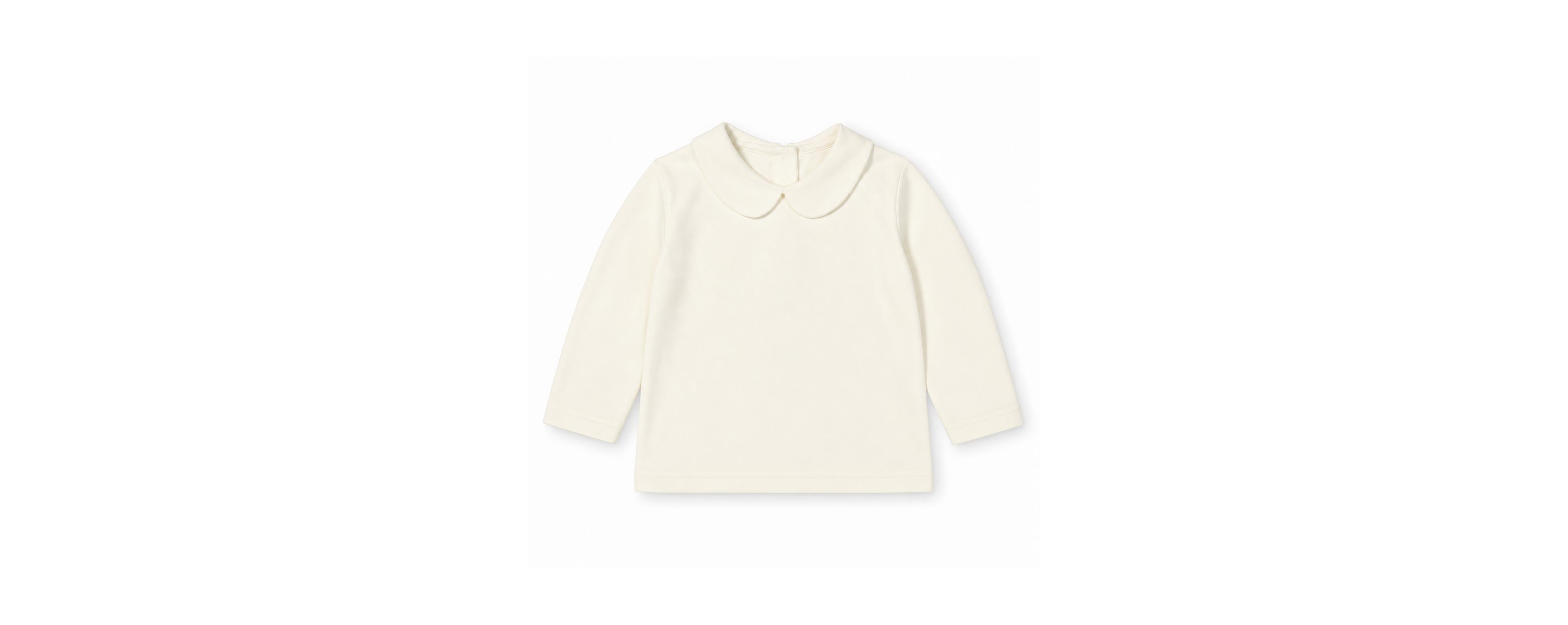 Florence Eiseman Toddler Girls Ivory Long Sleeve Blouse 2T-4T