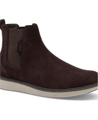 Men's Wide Width Suede Chelsea Boots