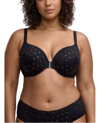 Plus Size Perfect Coverage Lightly Lined Underwire Front-Close Bra