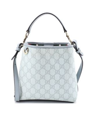 Small GG Emblem Bucket Bag GG Coated Canvas