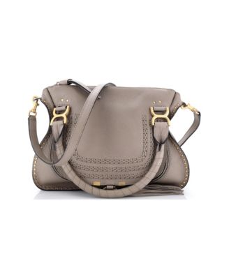 Medium Marcie Satchel Studded Leather
