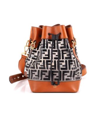 Small Mon Tresor Bucket Bag Zucca PU