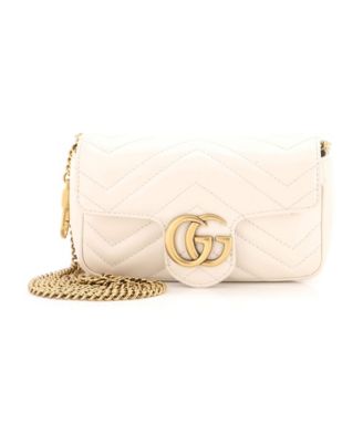 Super Mini GG Marmont Flap Bag Matelasse Leather