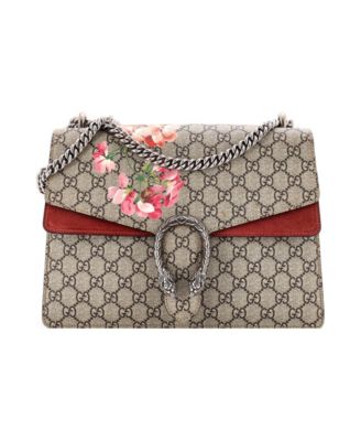 Medium Dionysus Bag Blooms Print GG Coated Canvas