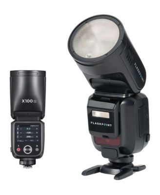 X100 TTL R2 On-Camera Li-Ion Round Head Flash for Sony, Godox V100 S