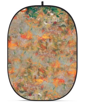 CBA-PF0004 Collapsible Floral-Painting Fabric Backdrop, 5x6.5 Feet