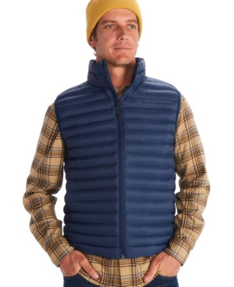 Мужской жилет Marmot Echo Featherless, цвет: Тёмно-синий