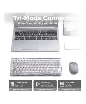 X71 Wireless Mechanical Hot-Swappable Keyboard for PC/Mac/iOS/Android