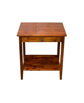 20" Wood End Table with Drawer