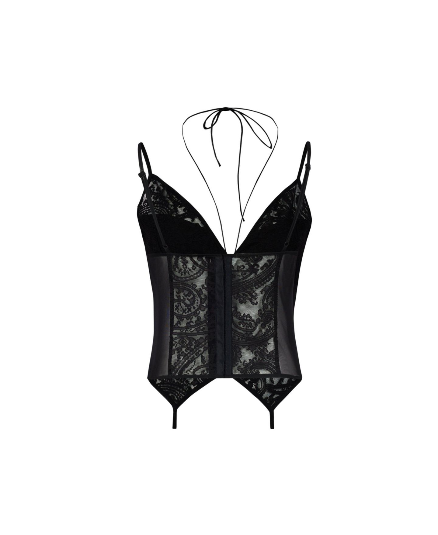 Женский топ PCFG Free Heaven Floral-Print Fitted Cropped Lace — фото 5