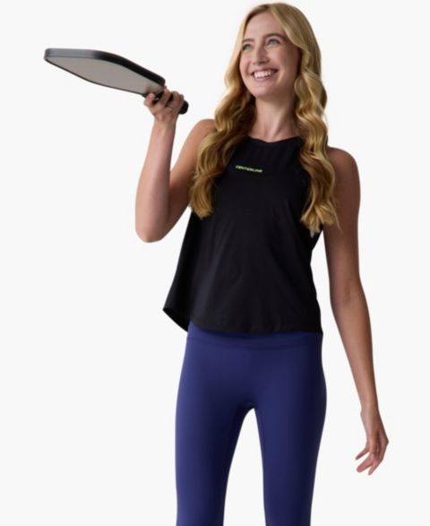 Женский топ Centerline Athletics AirLite, цвет: Чёрный