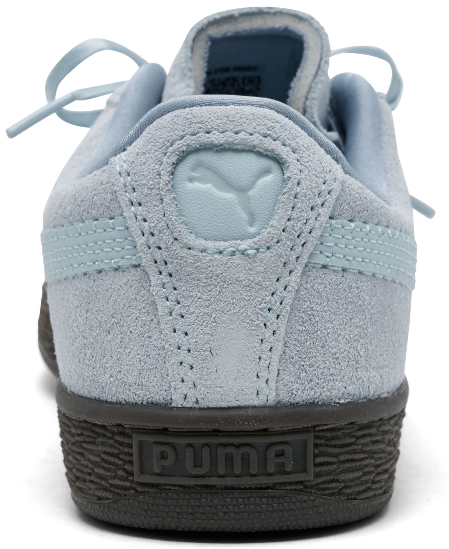 Женские кроссовки PUMA Suede Bloom Rhinestone-Embellished, цвет: Синий — фото 4
