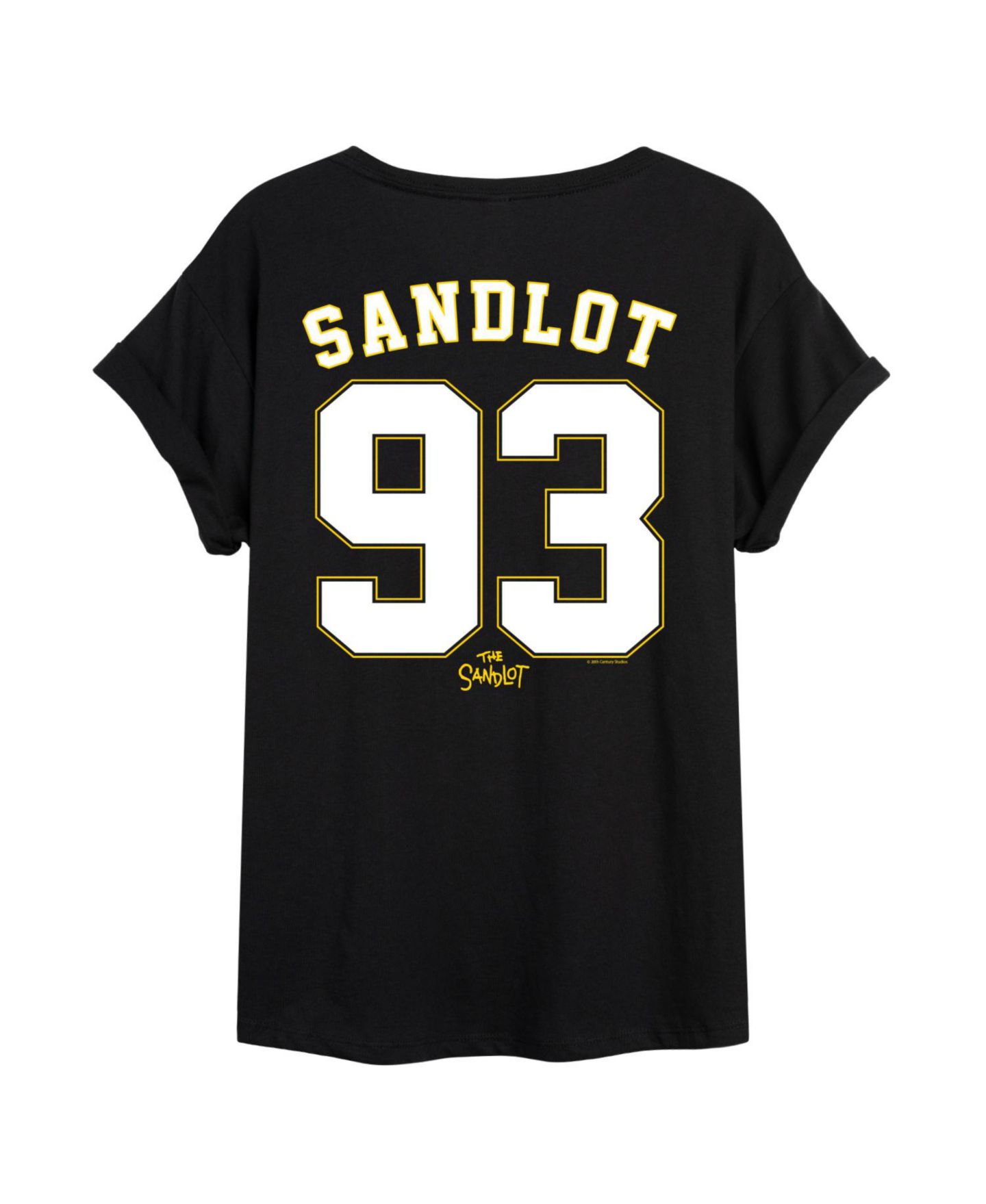 Женская футболка The Sandlot Oversized Graphic, цвет: Чёрный — фото 3