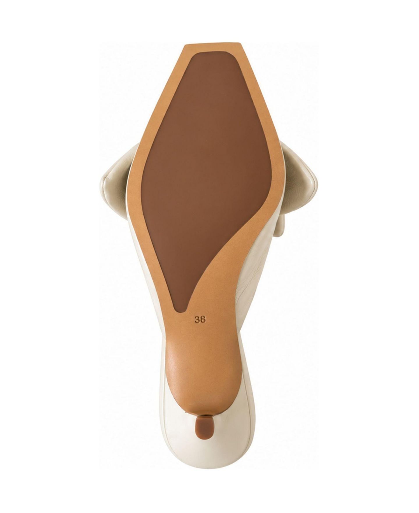 Женские сабо Bróg Brida Kitten-Heel Square-Toe, цвет: Латте кремовый — фото 5