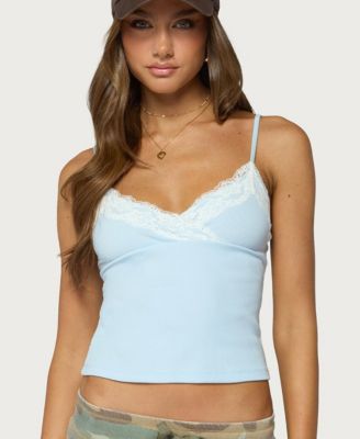 Women's Paima V-Neck Sleeveless Lace Tank Top