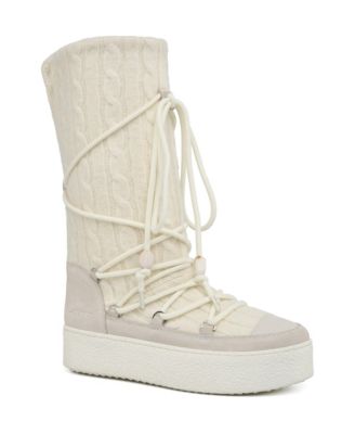 Women's Vermont Cable-Knit Platform Suede Boots