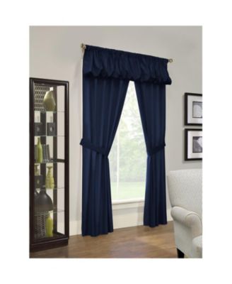 Commonwealth Prescott 5-Piece Window Covering Set With  Rod Pocket