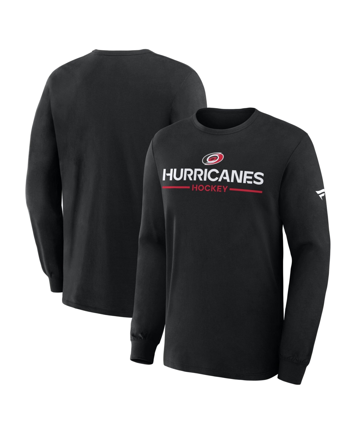 Fanatics Men's Black Carolina Hurricanes Authentic Pro Primary Long-Sleeve T-Shirt - Black