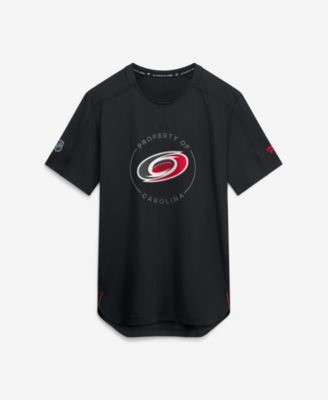 Men's Black Carolina Hurricanes Authentic Pro Train Performance T-Shirt