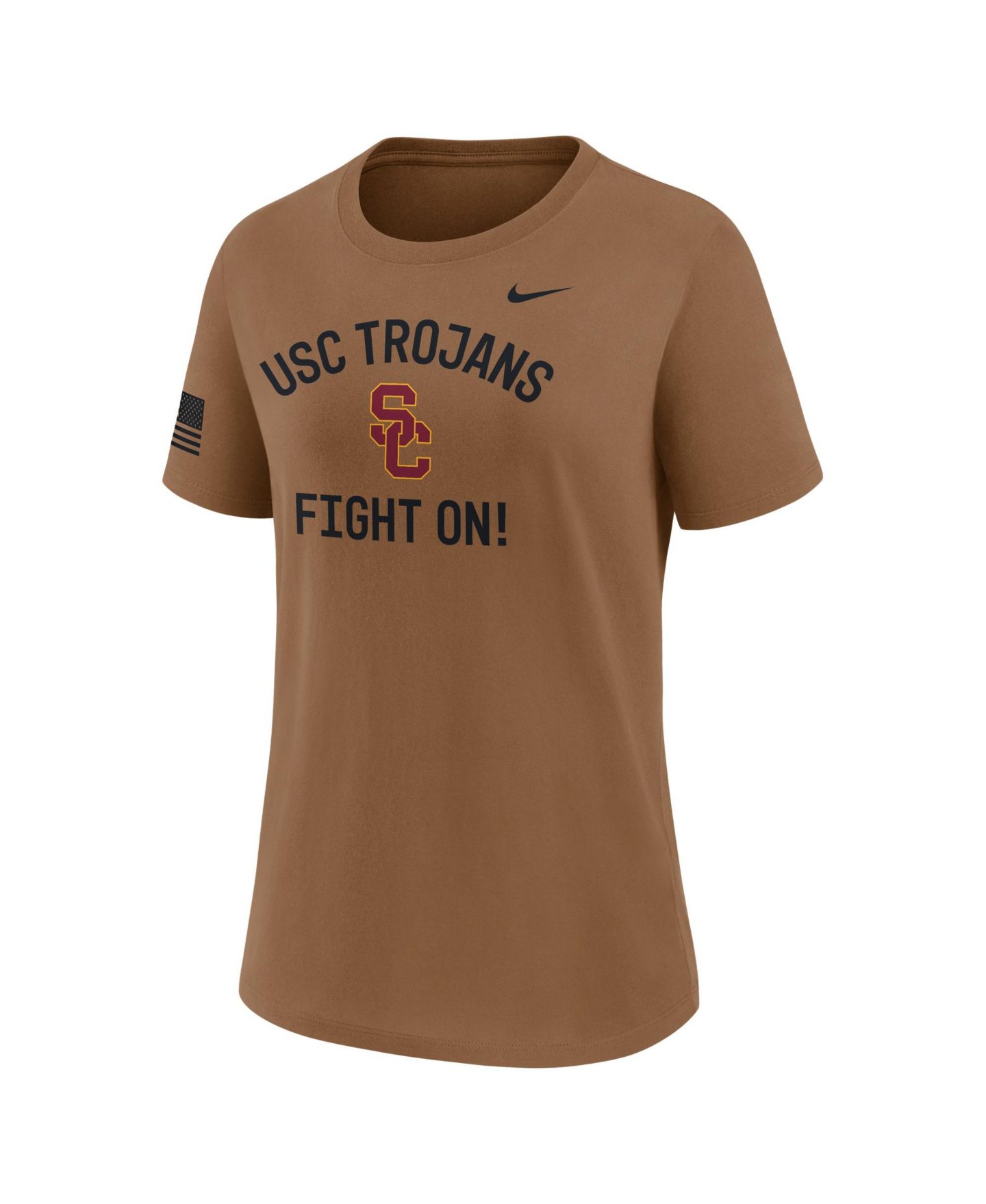 Женская футболка Nike Brown USC Trojans 2026 Appreciation Dri-FIT — фото 4
