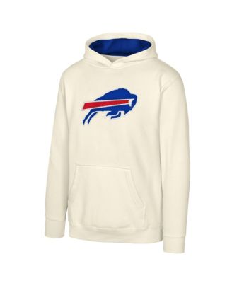Big Boys' and Girls' Natural Buffalo Bills Prime Pullover Hoodie