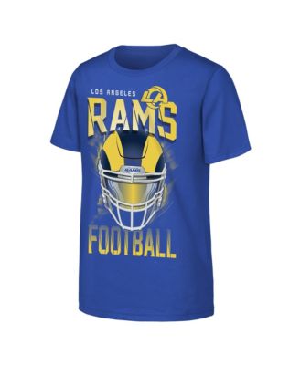 Big Boys' and Girls' Royal Los Angeles Rams Full Gear T-Shirt