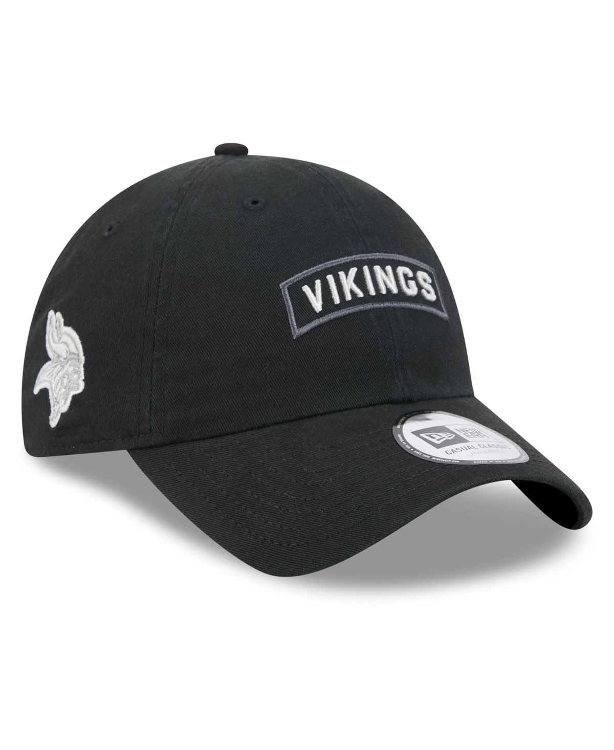 New Era Men's Black Minnesota Vikings 2026 Salute To Service Casual Classic Adjustable Hat - Black