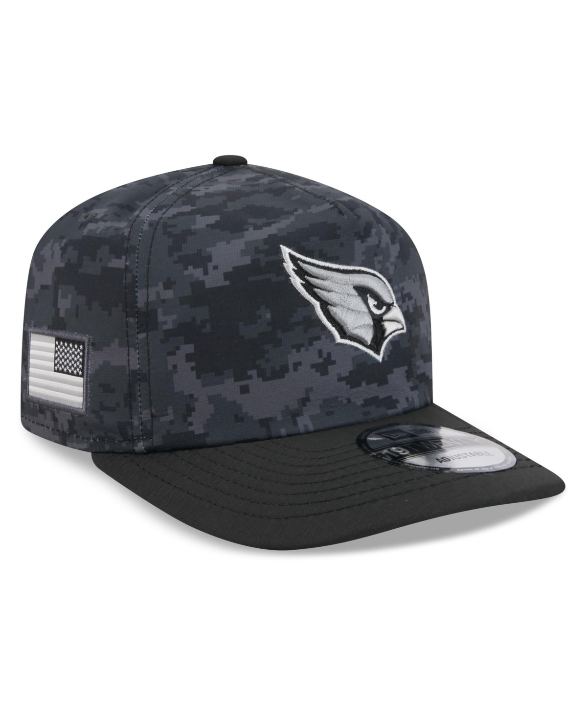 New Era Men's Black Arizona Cardinals 2026 Salute To Service 19TWENTY Adjustable Hat - Black