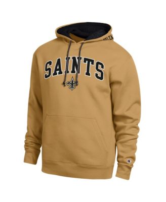 Men's Gold/Black New Orleans Saints Contrast Hoodie