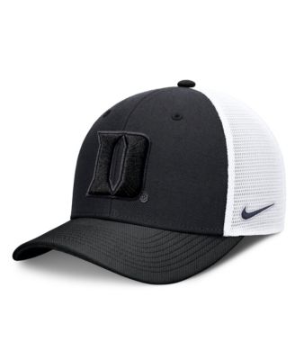 Men's and Women's Black Duke Blue Devils Tonal Dri-FIT Rise Trucker Adjustable Hat