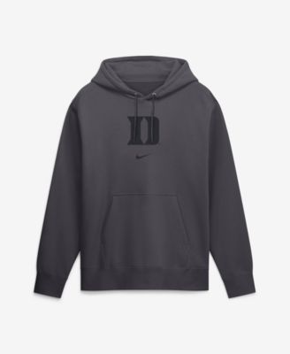 Men's Anthracite Duke Blue Devils Washed Club Fleece Pullover Hoodie