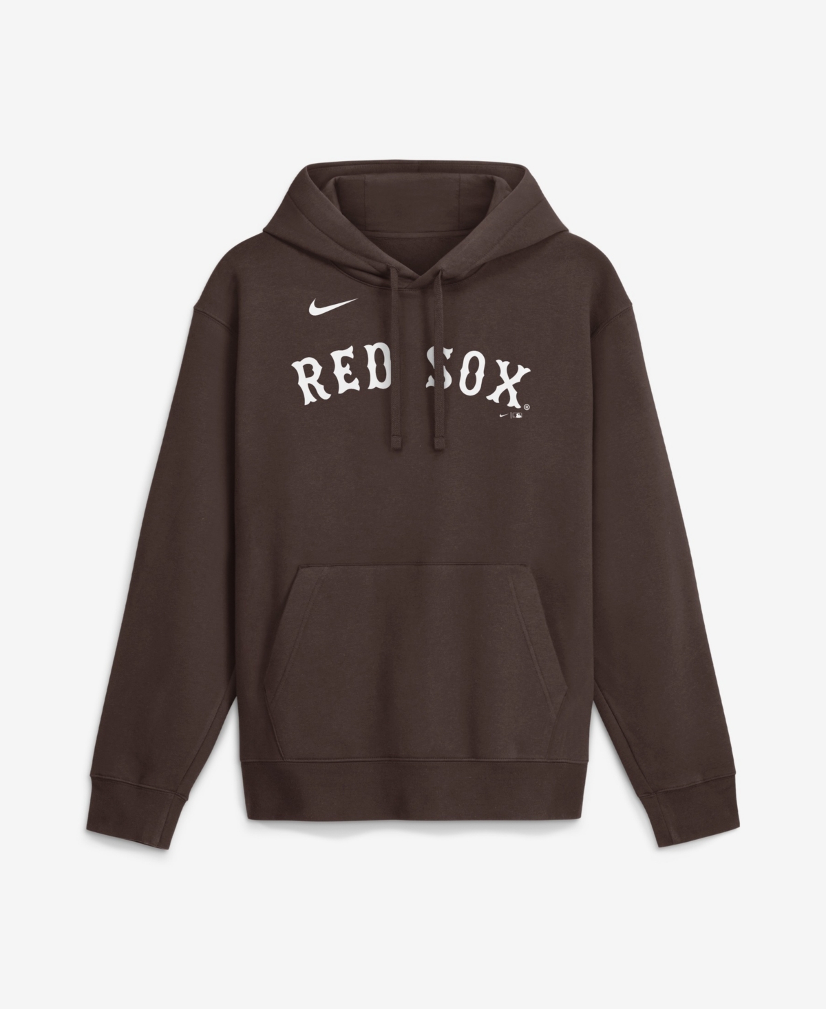 Nike Men's Brown Boston Red Sox Core Cinder Club Fleece Hoodie - Brown