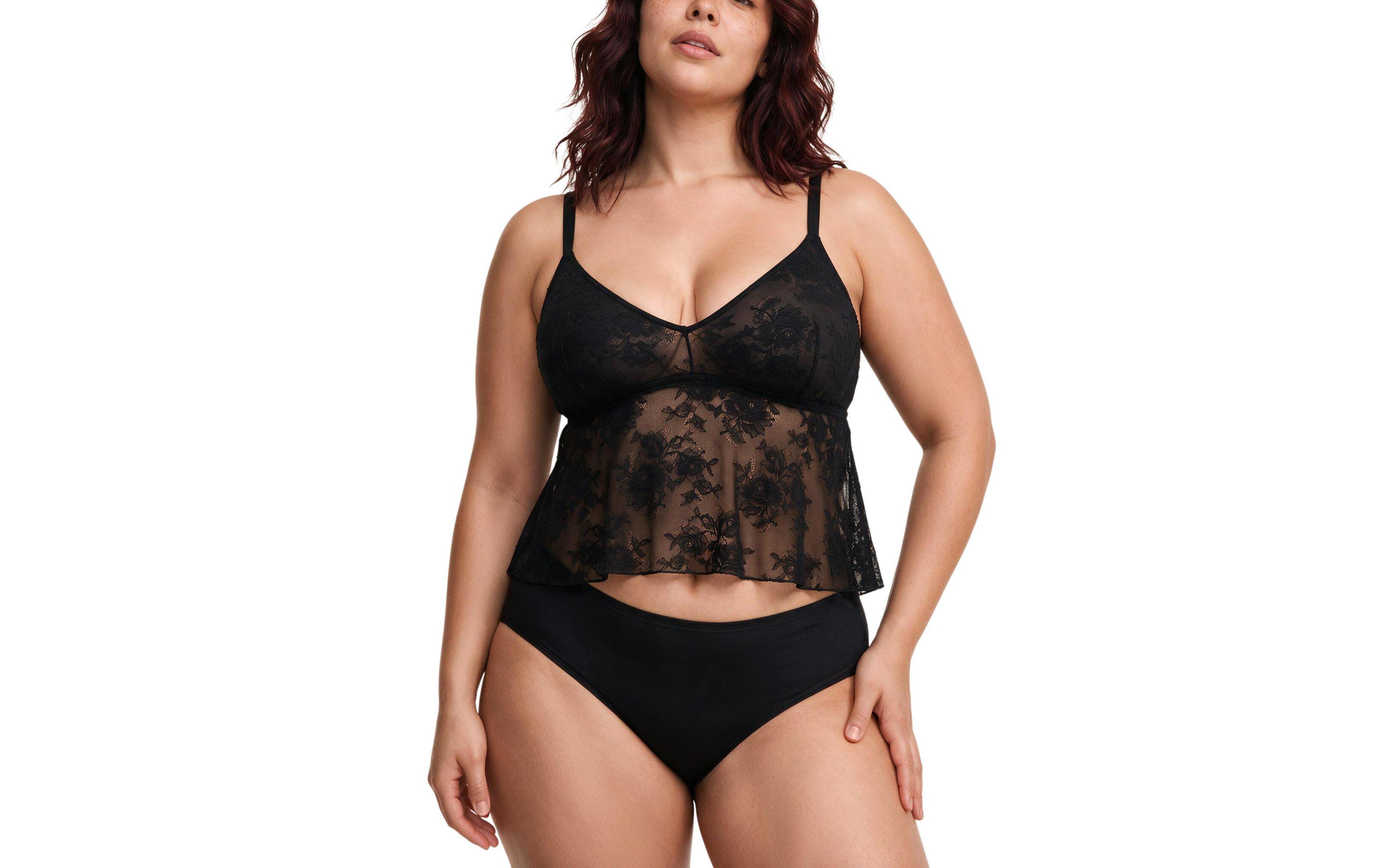 Torrid Plus Nadia V-Neck Wireless Lace Cami