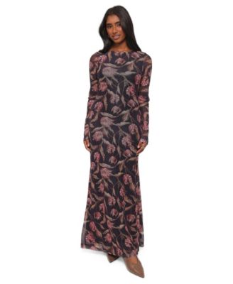 Women's Cassidy Long Sleeve Floral Maxi Dress