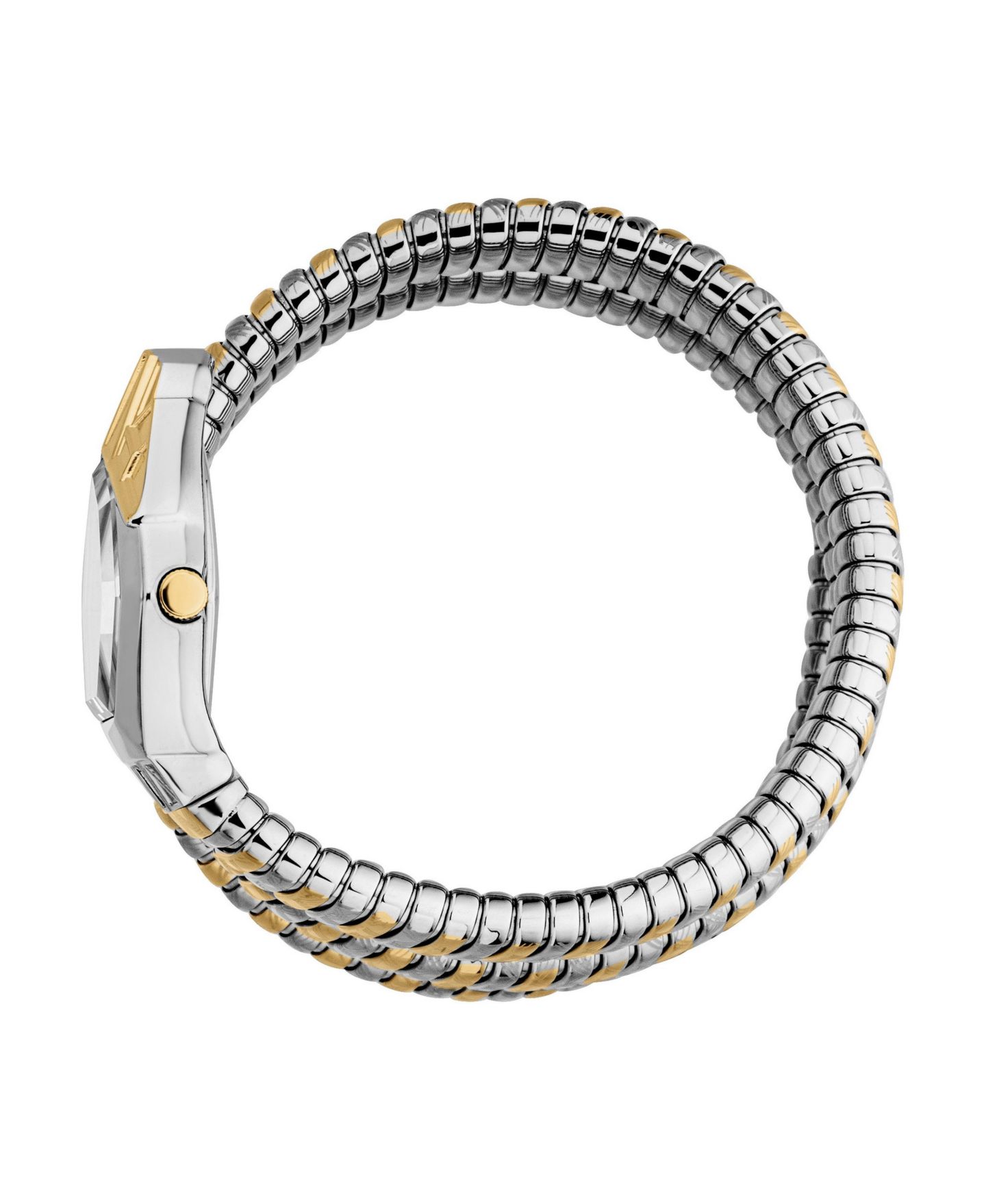 Женские часы Just Cavalli Quartz Water-Resistant Two-Tone Stainless Steel Bracelet Watch, 23 mm, цвет: Двухцветный — фото 3