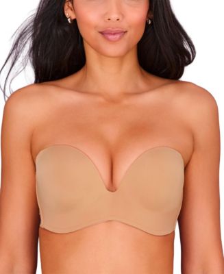 Women's Cup-Sized Clear-Strap Multiway Strapless Bra