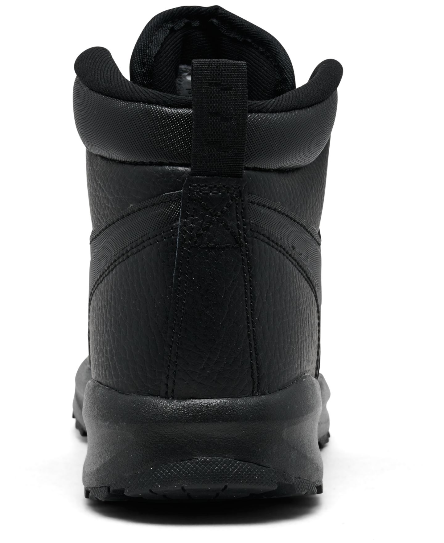 Детские ботинки Nike Manoa 17 Leather, цвет: Чёрный — фото 9