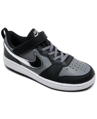 Little Boys' and Girls' Court Borough Low Top Fastening Strap Sneakers from Finish Line
