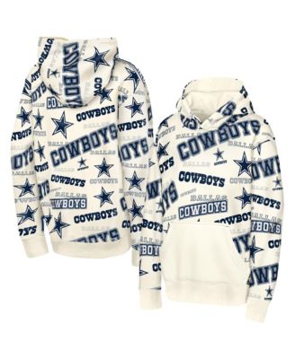 Big Boys' and Girls' Cream Dallas Cowboys Shake Bake Hoodie