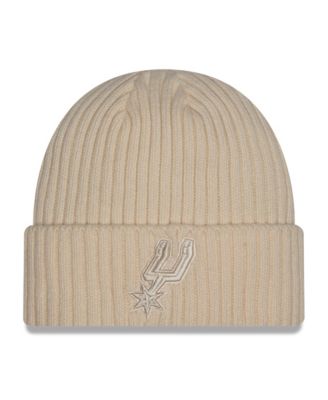 Men's Cream San Antonio Spurs Color Pack Cuffed Knit Hat