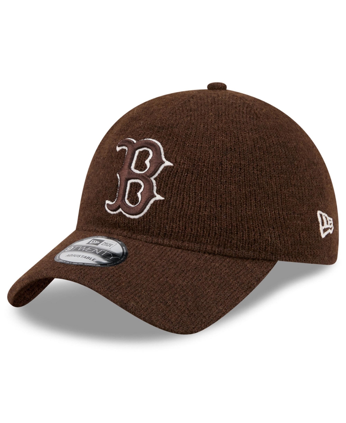 New Era Men's Brown Boston Red Sox Open Market Wool 9TWENTY Adjustable Hat - Brown