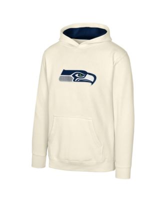Big Boys' and Girls' Natural Seattle Seahawks Prime Pullover Hoodie